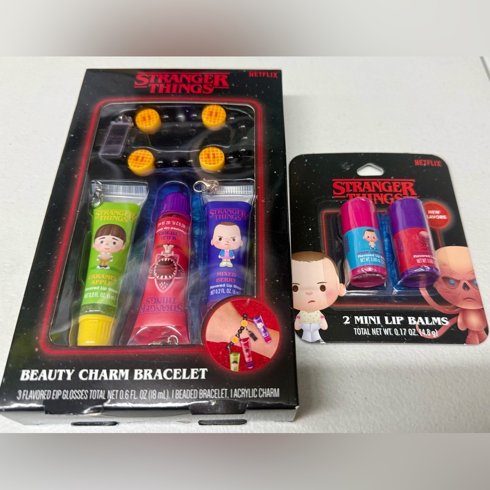 Stranger Things Beauty Charm Bracelet & Mini Lip Balms